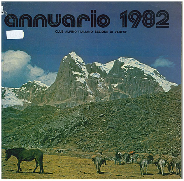 Copertina di Annuario CAI Varese 1982