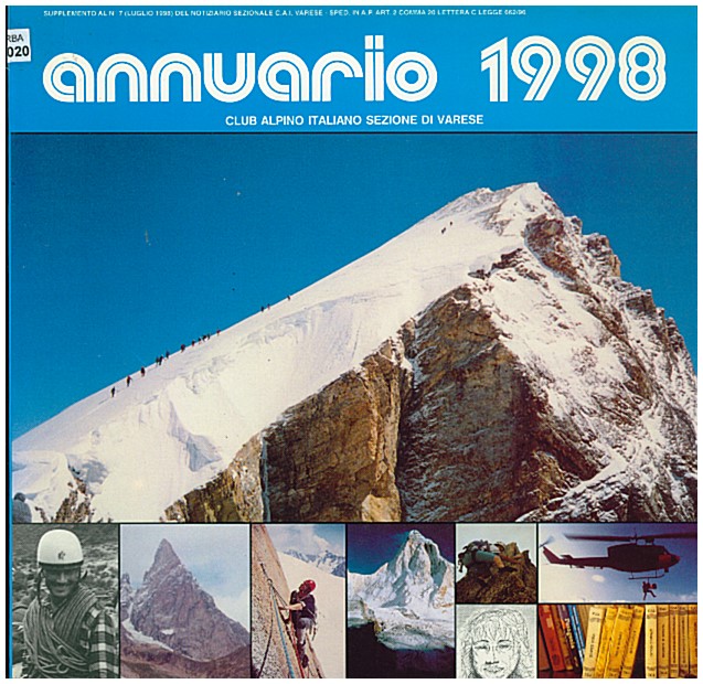 Copertina di Annuario CAI Varese 1998