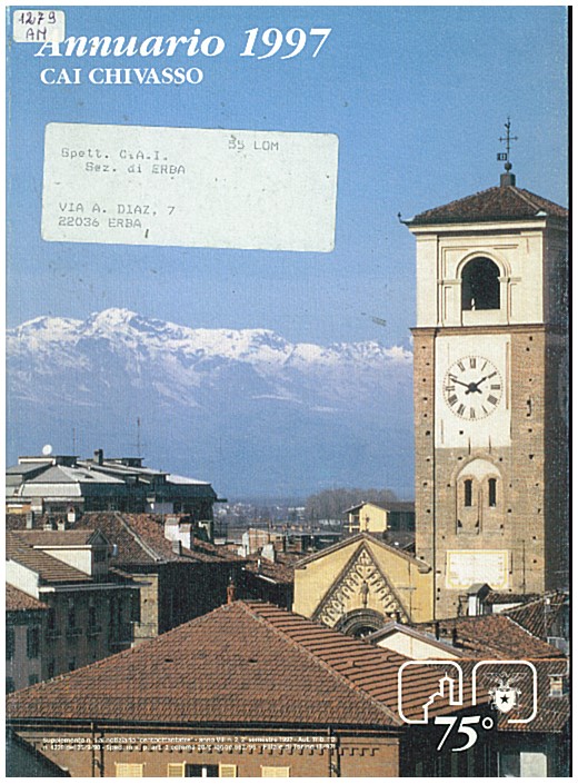 Copertina di Annuario 1997 CAI Chivasso