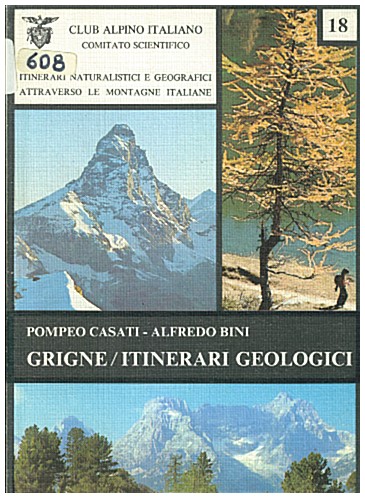 Copertina di Grigne/Itinerari Geologici
