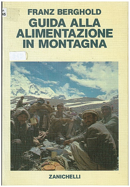 Copertina di Guida all'alimentazione in montagna