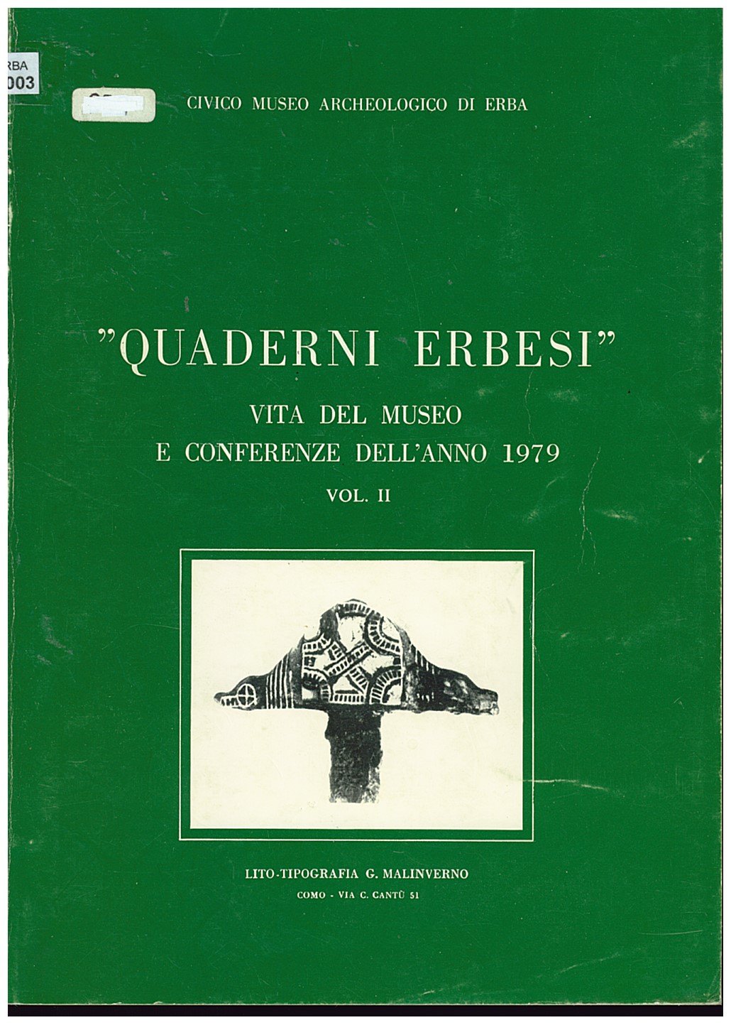 Copertina di Quaderni Erbesi