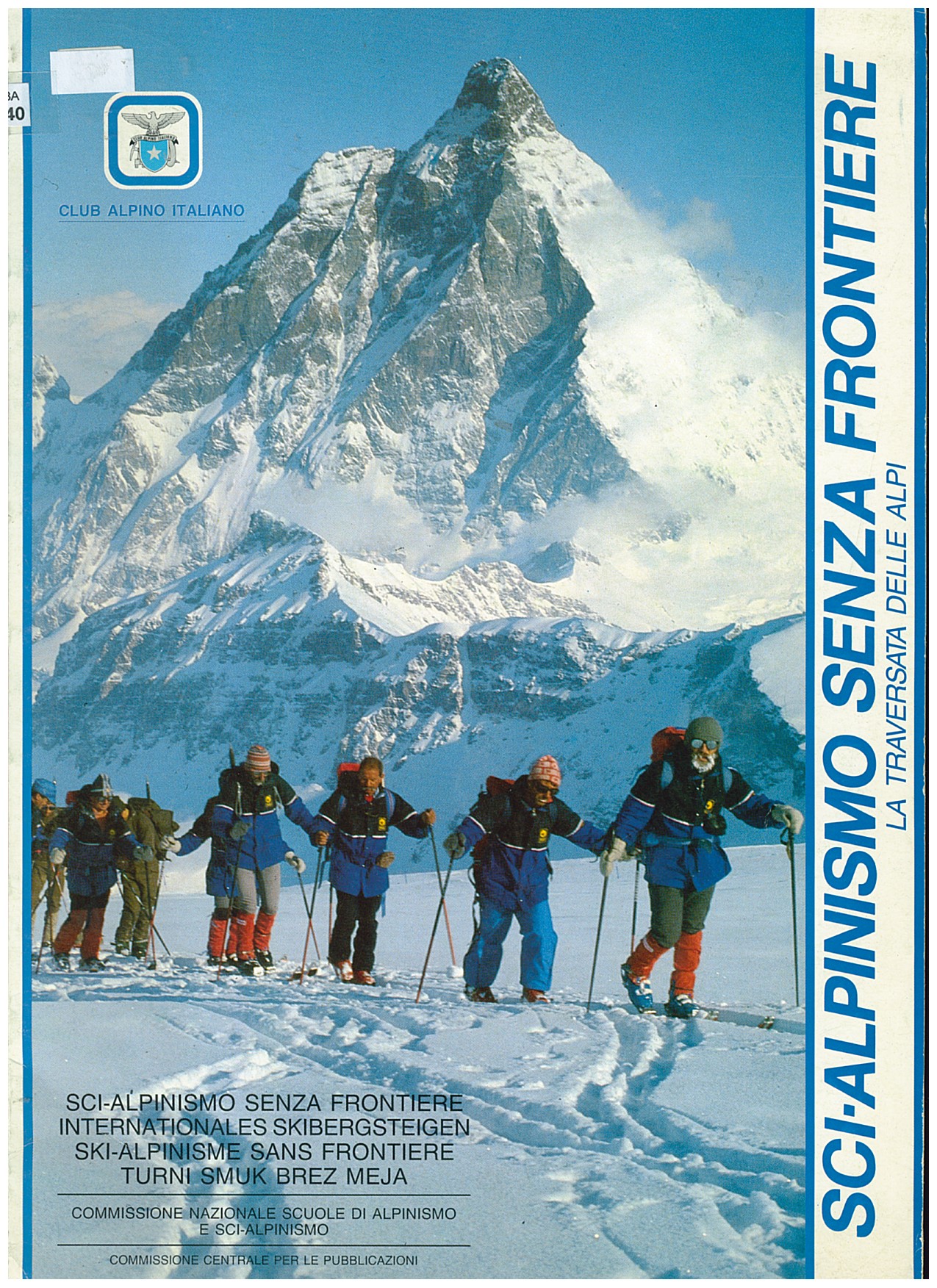 Copertina di Sci Alpinismo Senza Frontiere