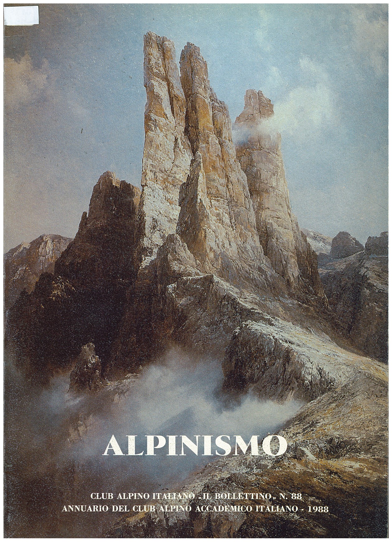 Copertina di Il Bollettino Club Alpino Accademico Italiano (annuario 1988)